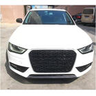 Audi A4 B8 2007-2015 Frontstoßstangenlippe (für Base 2011-2015, Carbon) Foto 2