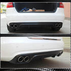 Audi A4 B8 2007-2015 Heckstoßstangendiffusor (für Base 2011-2015, Carbon) Foto 4