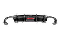 Audi A4 B9 2015-2024 Heckstoßstangen-Diffusor (für Base Sedan 2015-2019, Carbon) Foto 2