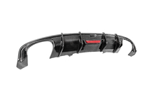 Audi A4 B9 2015-2024 Heckstoßstangen-Diffusor (für Base Sedan 2015-2019, Carbon) Foto 4