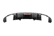 Audi A4 B9 2015-2024 Heckstoßstangen-Diffusor (für Base Sedan 2015-2019, Carbon) Foto 5