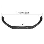 Audi A4 B9 2015-2024 Frontstoßstangen-Lippenspoiler Lip V1 (für Base Sedan 2015-2019, Carbon) Foto 5