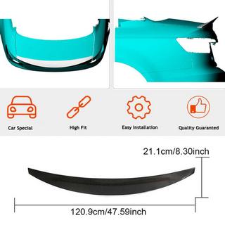 Spoiler V1 (für Sedan, Carbon) Audi A4 B9 2015-2024 Foto 4