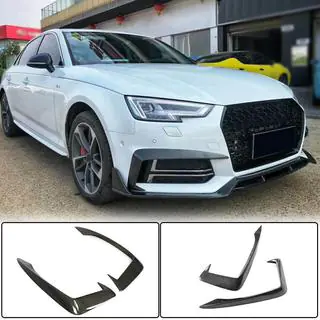 Nebelscheinwerferblenden V2 (für S-Line Sedan 2015-2019, Carbon) Foto 1