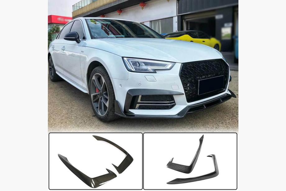 Audi A4 B9 2015-2024 Nebelscheinwerferblenden V2 (für S-Line Sedan 2015-2019, Carbon) Image