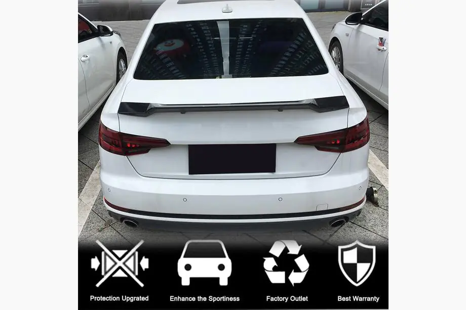 Audi A4 B9 2015-2024 Spoiler V2 (für Sedan, Carbon) Foto 3