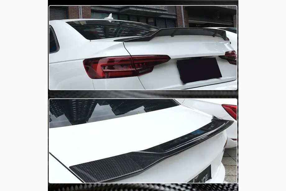 Audi A4 B9 2015-2024 Spoiler V2 (für Sedan, Carbon) Foto 4