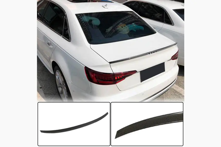 Audi A4 B9 2015-2024 V7 Heckspoiler (für Sedan, Carbon) Image
