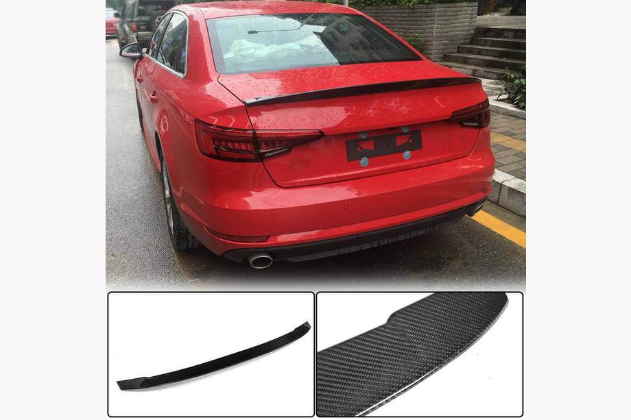 Audi A4 B9 2015-2024 Spoiler V5 (für Sedan, Carbon) Foto 2