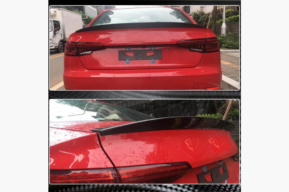Audi A4 B9 2015-2024 Spoiler V5 (für Sedan, Carbon) Foto 5
