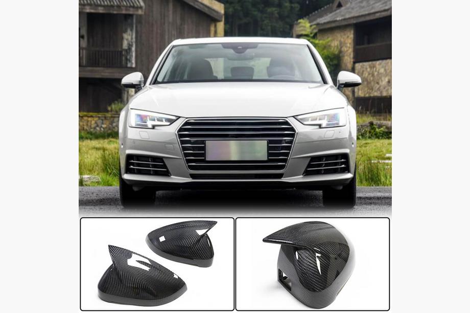 Audi A4 B9 2015-2024 Spiegelkappen Set LHD Ersatz (Carbon) V1 Image