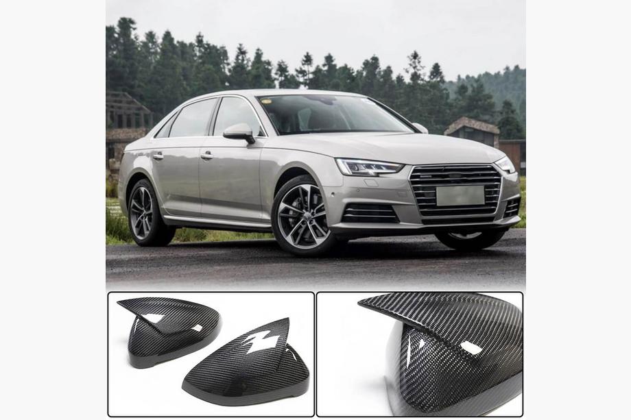 Audi A4 B9 2015-2024 Spiegelkappen Set LHD Ersatz (Carbon) V2 Image