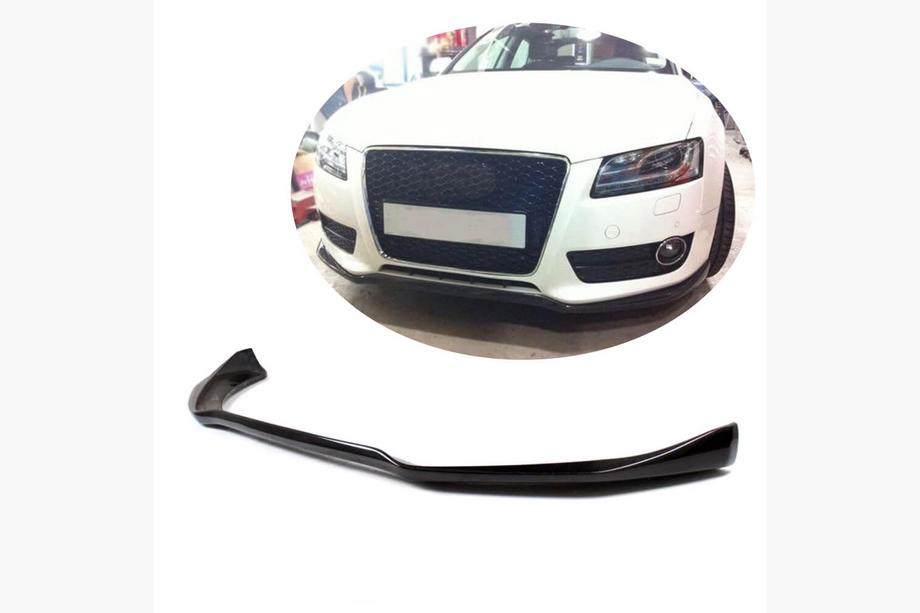 Audi A5 2007-2015 Frontstoßstangen Lippe V2 Aufsatz (für Base 2007-2011, Carbon) Image
