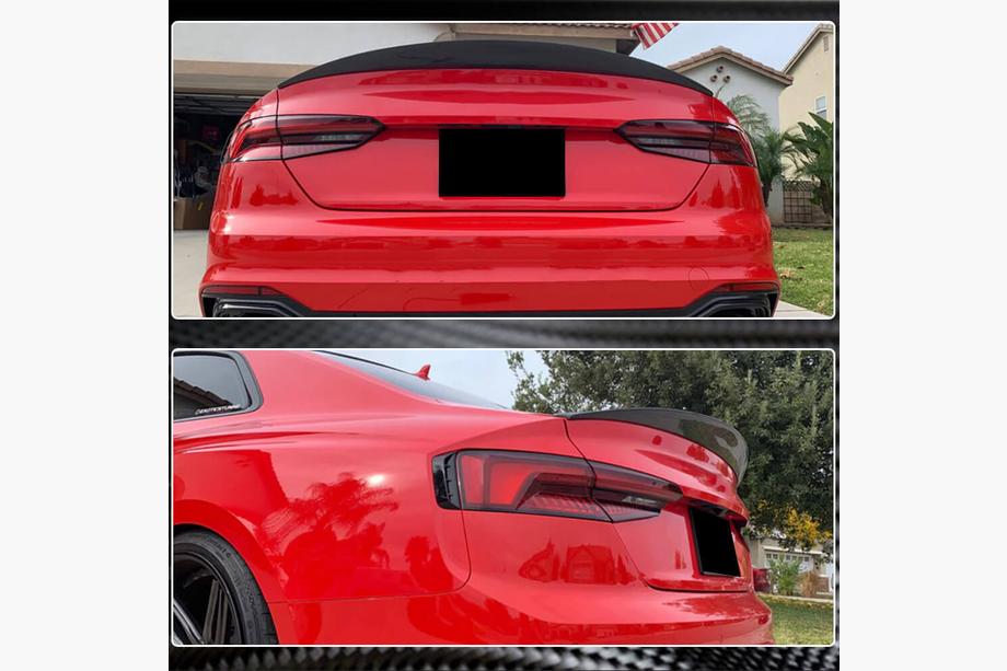 Audi A5 2016-2025 Heckspoiler V4 (für Coupe, Kunststoff) Foto 1