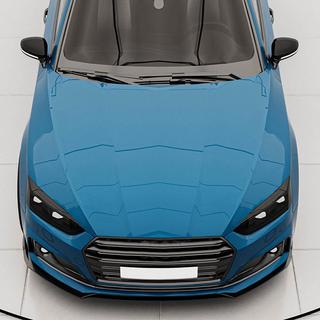 Frontstoßstange Lippe V2 Aufsatz (für S-Line 2016-2020, Carbon) Foto 3