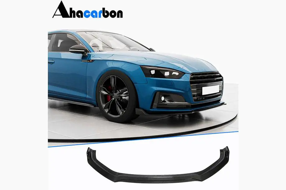 Audi A5 2016-2025 Frontstoßstange Lippe V2 Aufsatz (für S-Line 2016-2020, Carbon) Image