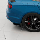 Audi A5 2016-2025 Heckstoßstangenaufsätze Flap (für S-Line 2016-2020, Carbon) Foto 2