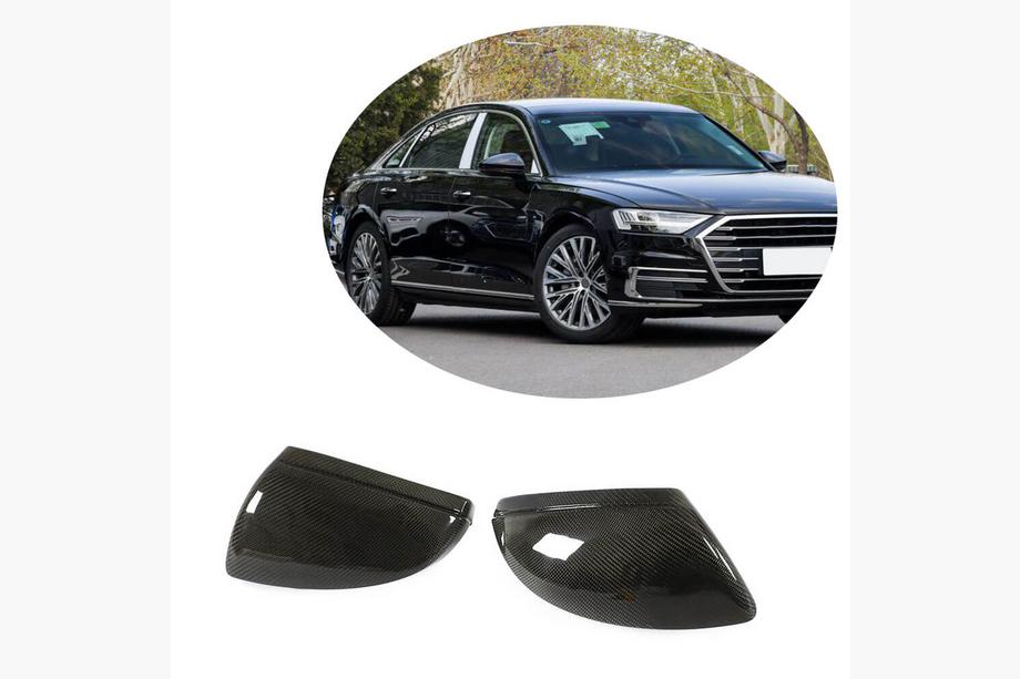 Audi A6 C8 2018–2025 Spiegelabdeckungen Ersatz Style (Carbon) V2 Foto 2