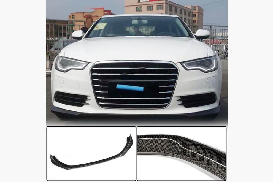 Audi A6 C7 2011-2017 Frontstoßstange Lippe Carbon (für Base 2012-2015) Image