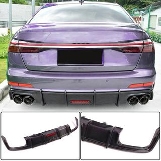 Heckdiffusor für Stoßstange (für Base Sedan 2018-2023, Carbon) Foto 1