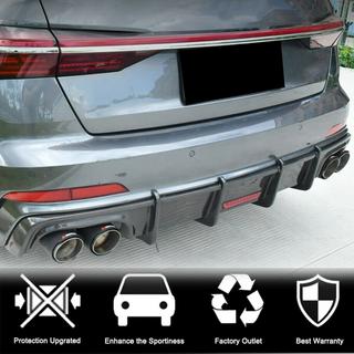 Heckdiffusor für Stoßstange (für Base Sedan 2018-2023, Carbon) Foto 2