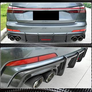 Heckdiffusor für Stoßstange (für Base Sedan 2018-2023, Carbon) Foto 3