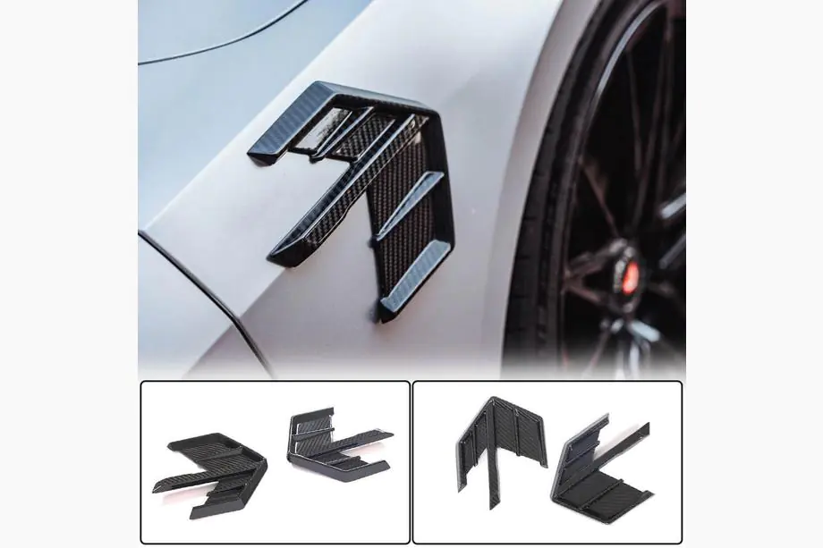 Audi A7 2018- Kotflügelabdeckungen (2018-2022, Trockencarbon) Image