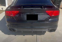 Audi A7 2010-2018 Heckdiffusor V2 (für S-Line, 2010-2014, Carbon) Foto 6