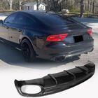 Audi A7 2010-2018 Heckstoßstangendiffusor V1 (für S-Line, 2010-2014, Kunststoff) Foto 1