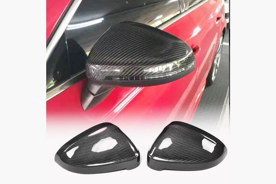 Audi A4 B9 2015-2024 Spiegelkappen V2 (2015-2019, Carbon) Image
