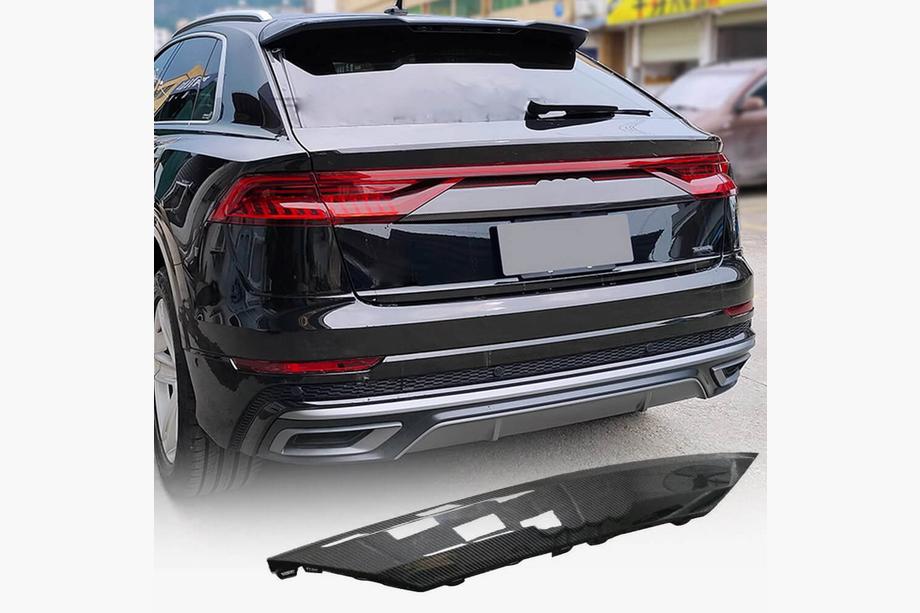 Audi Q8 2018- Carbon Abdeckung über dem Kennzeichen (2019-2022) Foto 1