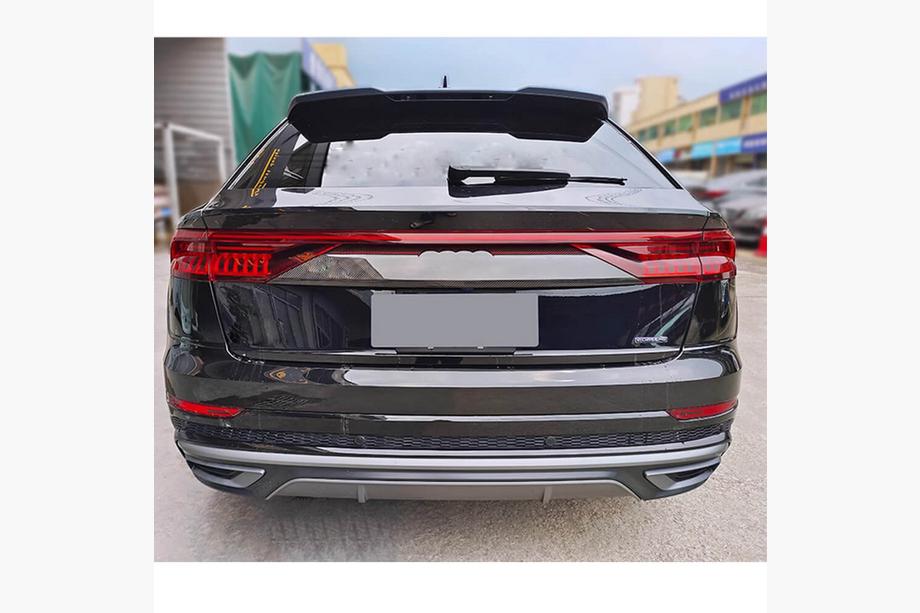 Audi Q8 2018- Carbon Abdeckung über dem Kennzeichen (2019-2022) Foto 2