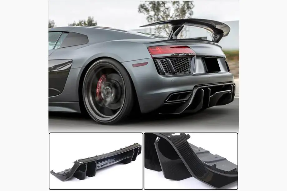 Audi R8 2015- Heckdiffusor V1 (2015-2020, Carbon) Image