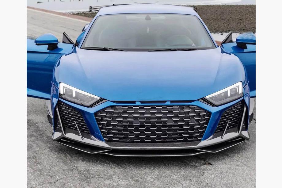 Audi R8 2015- Frontstoßstange Lippe V1 Aufsatz (Carbon) Foto 5