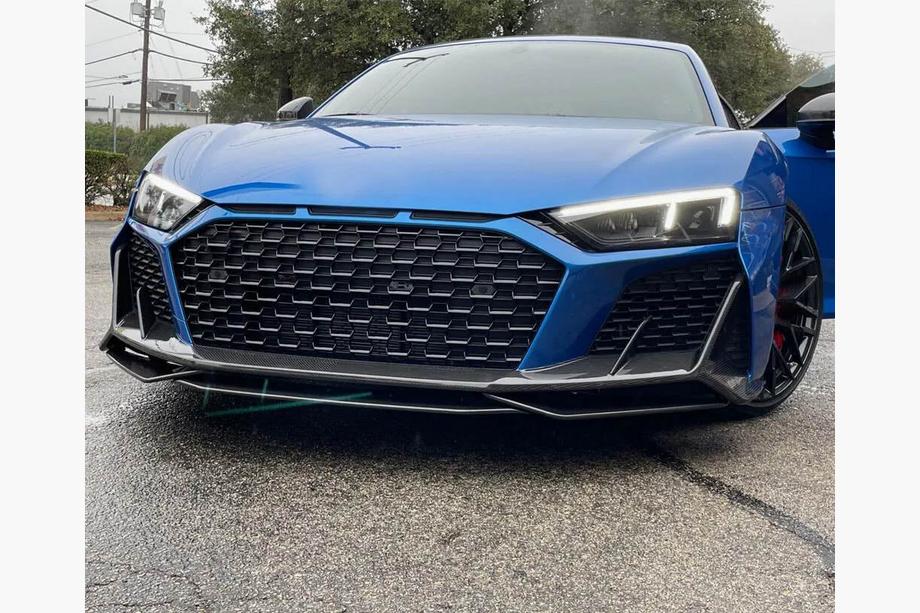 Audi R8 2015- Frontstoßstange Lippe V1 Aufsatz (Carbon) Foto 6