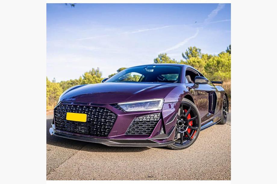 Audi R8 2015- Frontstoßstangenlippe Lip V2 (2023+, Carbon) Foto 3