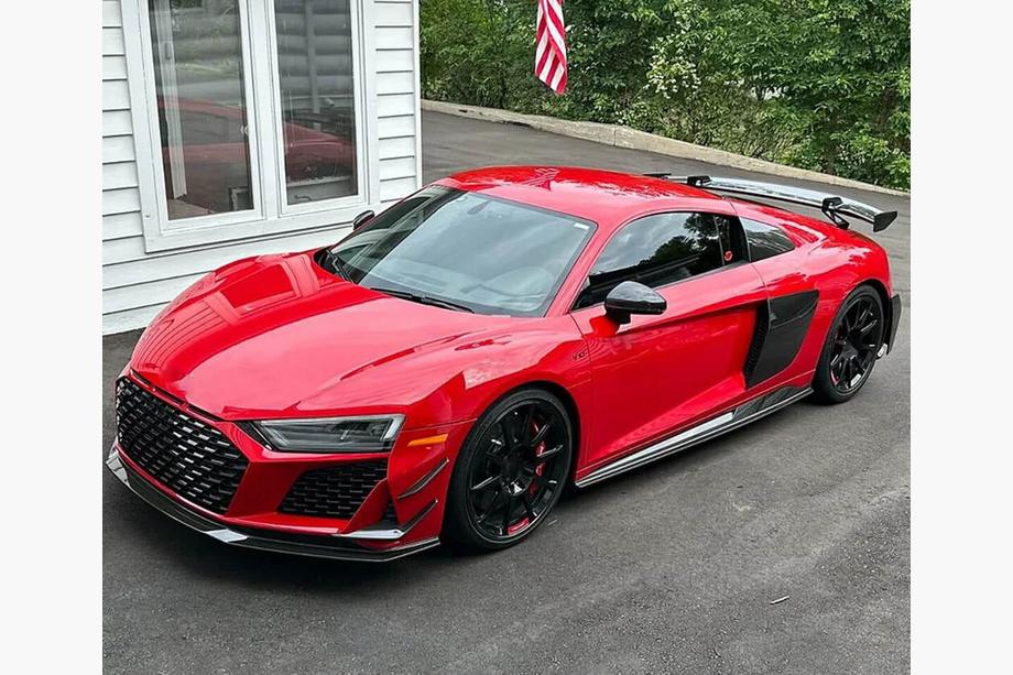 Audi R8 2015- Frontstoßstangenlippe Lip V2 (2023+, Carbon) Foto 5