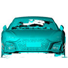 Audi R8 2015- Frontstoßstangenaufsätze (2023+, Carbon) Foto 3