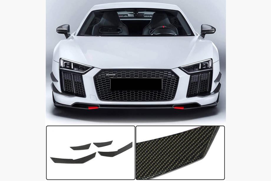 Audi R8 2015- Frontstoßstangenaufsätze V3 (2015-2020, Carbon) Image