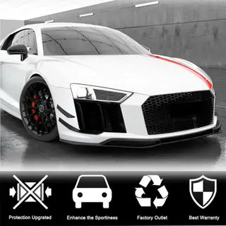 Frontlippe Lip V3 für Frontstoßstange (2015-2020, Carbon) Foto 3