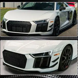 Frontlippe Lip V3 für Frontstoßstange (2015-2020, Carbon) Foto 4