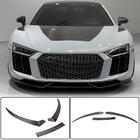 Audi R8 2015- Frontlippe Lip V1 für Frontstoßstange (2015-2020, Carbon) Foto 1