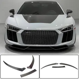 Frontlippe Lip V1 für Frontstoßstange (2015-2020, Carbon) Foto 1