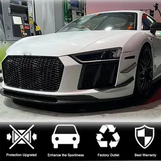 Frontlippe Lip V2 für Frontstoßstange (2015-2020, Carbon) Foto 2