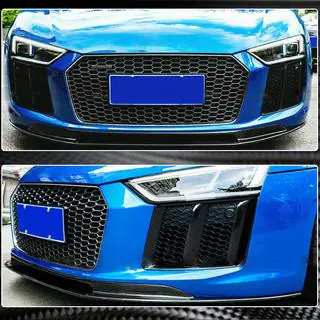 Frontlippe Lip V2 für Frontstoßstange (2015-2020, Carbon) Foto 3