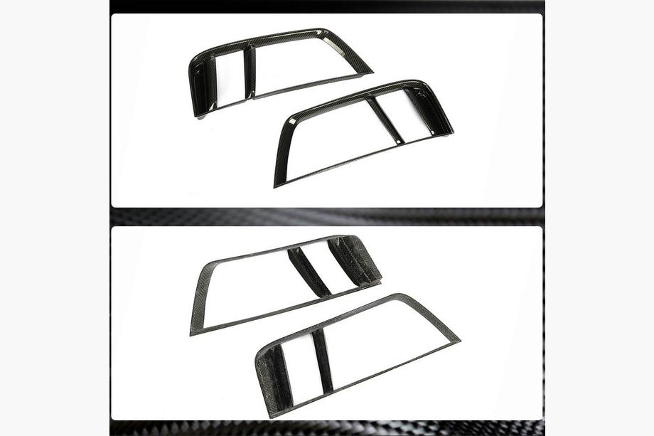 Audi R8 2015- Heckstoßstangenabdeckungen (2015-2020, Carbon) Foto 5