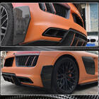Audi R8 2015- Heckstoßstangen-Splitter V1 (2015-2020, Carbon) Foto 4