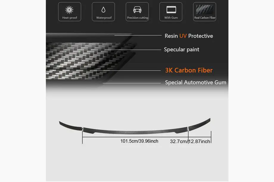 Audi R8 2015- Spoiler V3 (Carbon) Foto 6