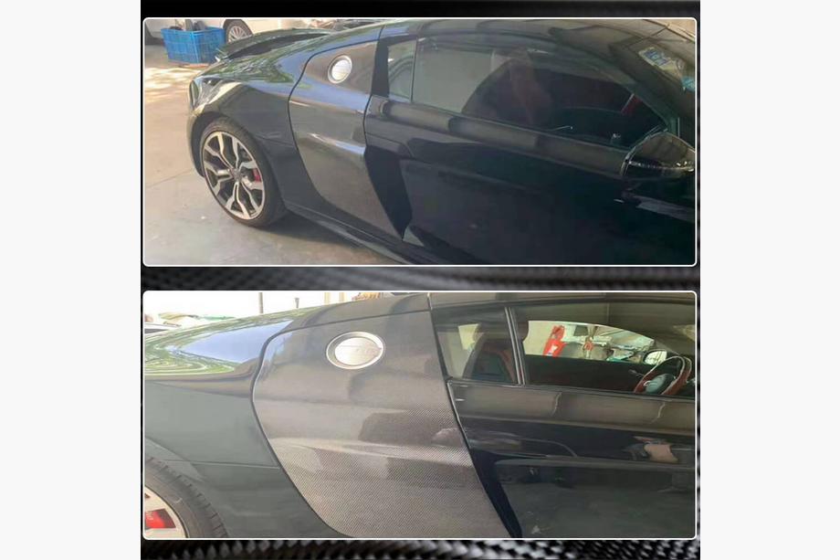 Audi R8 2006-2015 Tuerleisten (Carbon) Foto 4