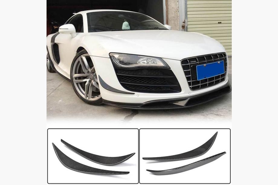 Audi R8 2006-2015 Frontstoßstangenlippe (Carbon) Foto 1